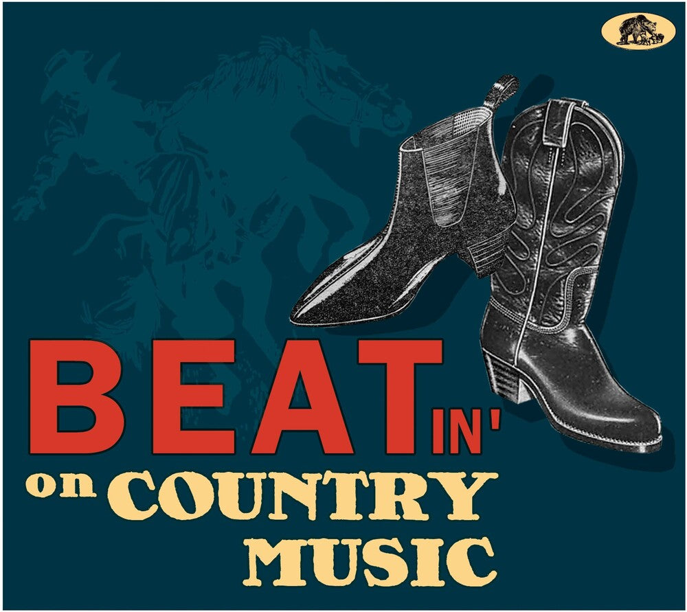 the album cover for Beatin' On Country Music / Various (Wb) (Dig) - Beatin' On Country Music / Various [With Booklet] [Digipak]