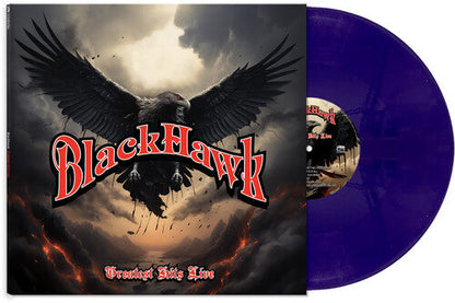 BlackHawk - Greatest Hits Live - Purple Vinyl Record