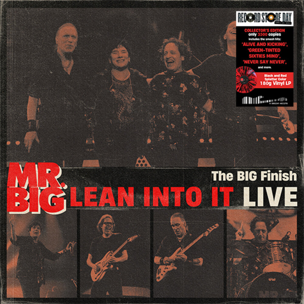 Mr Big - Big Finish - Lean Into It Live (Rsd) (Blk) [Colored Vinyl] Vinyl Record