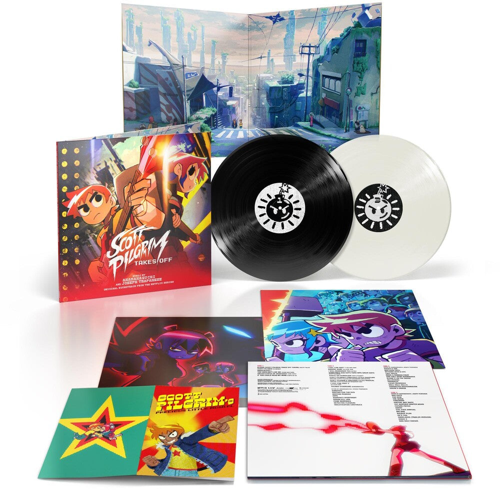 Anamanaguchi - Scott Pilgrim Takes Off (Original Soundtrack From The Netflix Series) [Black & White 2LP] Vinyl Record