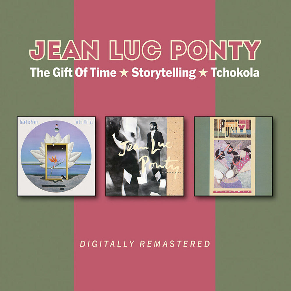 the album cover for Jean Ponty  Luc - Gift Of Time / Storytelling / Tchokola (Uk)
