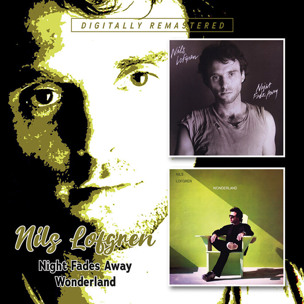 the album cover for Nils Lofgren - Night Fades Away / Wonderland (Uk)