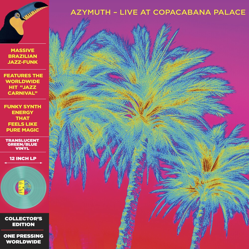 Azymuth - Live At Copacabana Palace (Blue) [Colored Vinyl] [Deluxe] Vinyl Record