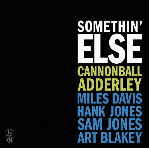 Adderley,cannonball - Somethin Else - Vinyl Record
