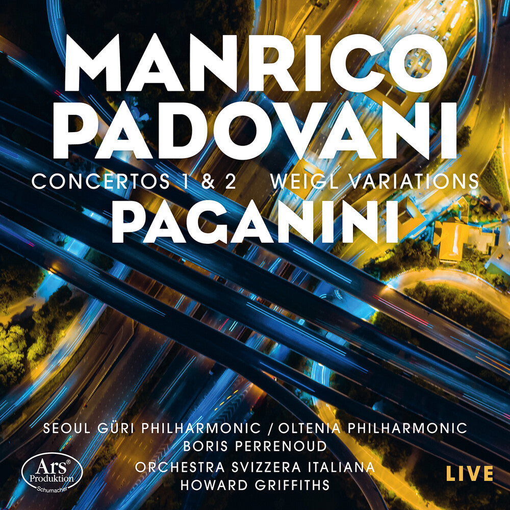 the album cover for Paganini / Padovani / Oltenia Philharmonic Orch - Paganini Live