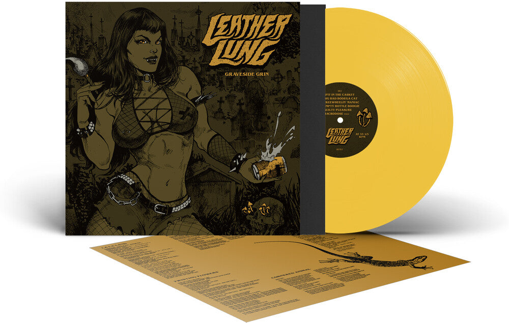 Leather Lung - Graveside Grin - Sold Yellow [Colored Vinyl] (Ylw) Vinyl Record