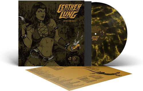 Leather Lung - Graveside Grin [Black & Yellow Marble] Vinyl Record