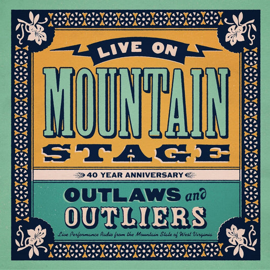the album cover for Various Artists - Live On Mountain Stage: Outlaws & Outliers