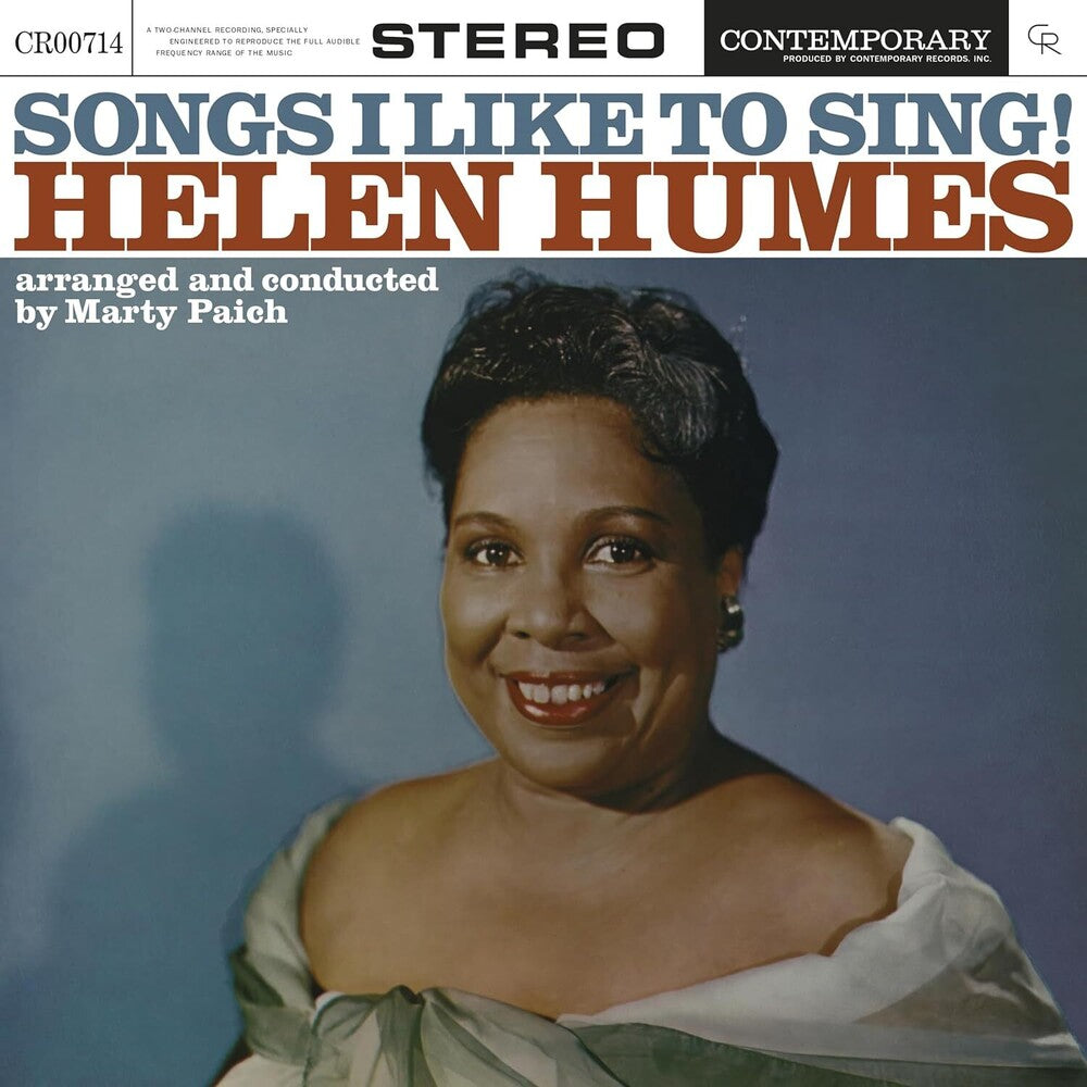 Helen Humes - Songs I Like To Sing! [Contemporary Records Acoustic Sounds Series LP] Vinyl Record