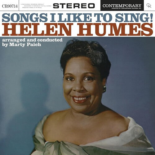 Humes,helen - Songs I Like To Sing (contemporary Records) - Vinyl Record