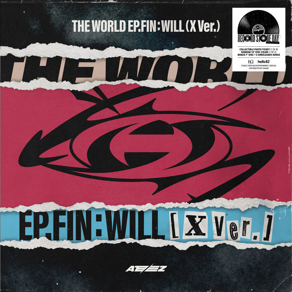 Ateez - World Ep.Fin : Will (Rsd) (Gate) [Limited Edition] [Record Store Day] Vinyl Record