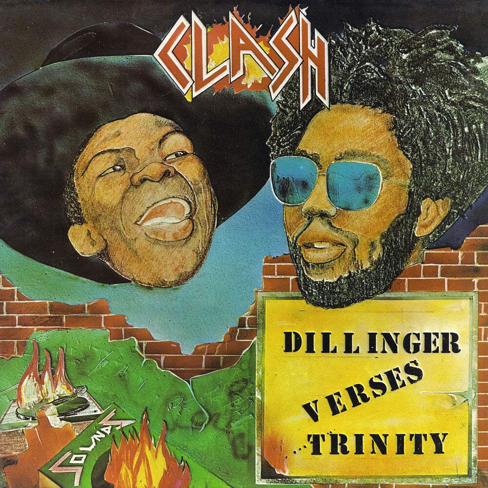 Dillinger Verses Trinity - Clash [Colored Vinyl] (Red) Vinyl Record