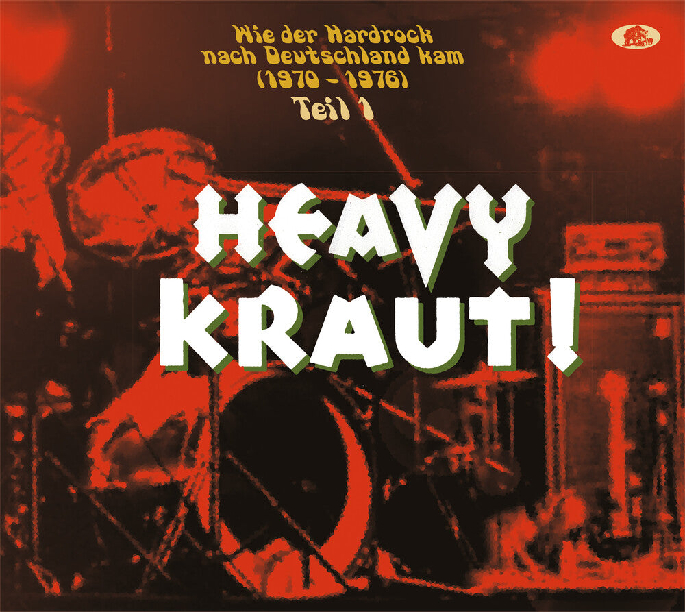 the album cover for Heavy Kraut Vol 1: Wie Der Hardrock Nach / Var - Heavy Kraut Vol 1: Wie Der Hardrock Nach / Var