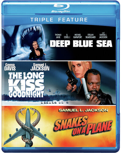 Deep Blue Sea / Long Kiss Goodnight / Snakes On - Deep Blue Sea / Long Kiss Goodnight / Snakes On - Blu-ray