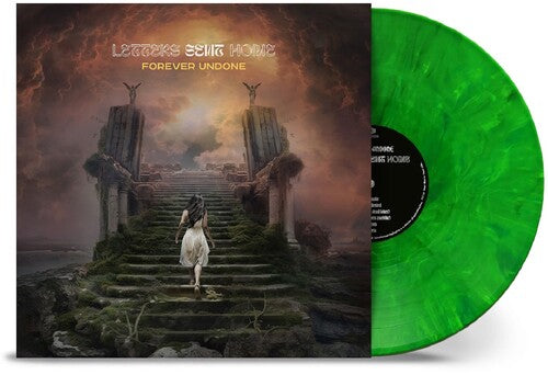 Letters Sent Home - Forever Undone - Cream & Dark Green Marble Vinyl Record