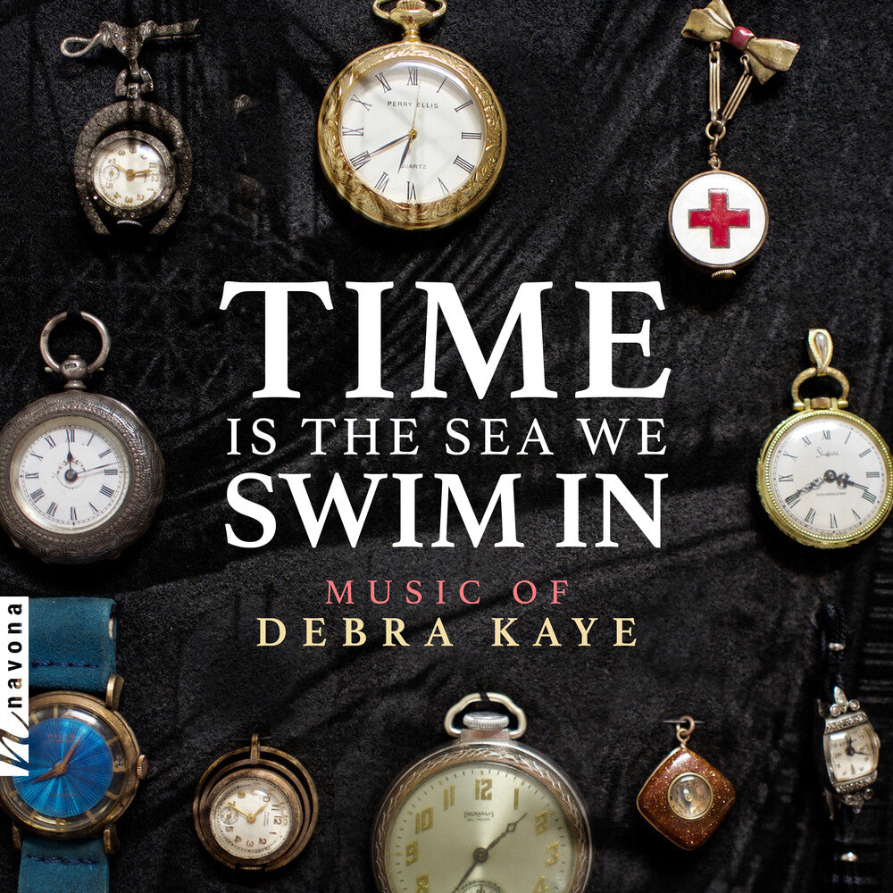 the album cover for Kaye / Ketter / Aznavoorian - Time Is The Sea We Swim In