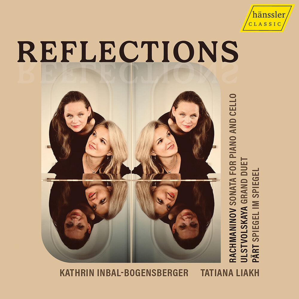 the album cover for Rachmaninoff /Part / Liakh - Reflections