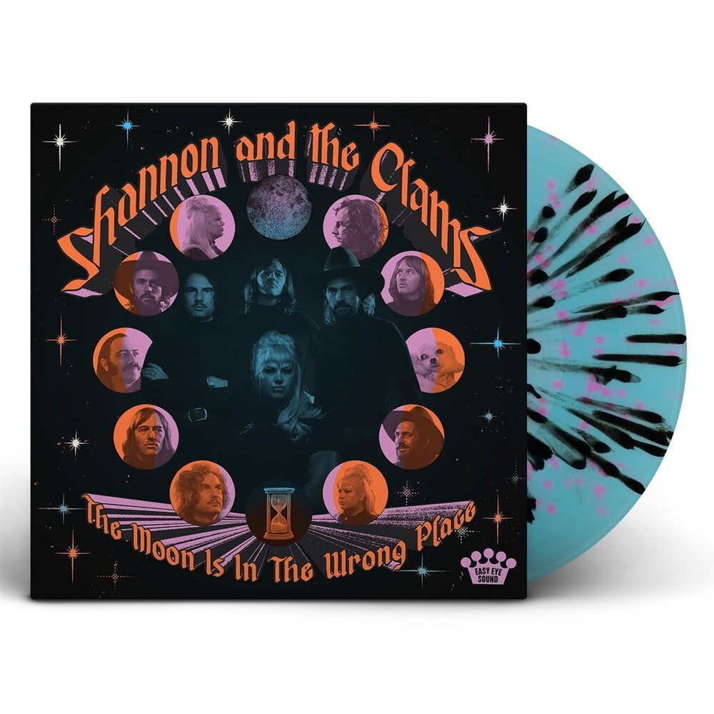 Shannon & The Clams - The Moon Is In The Wrong Place [Indie Exclusive Limited Edition Blue w/ Neon Pink + Black Splatter LP] Vinyl Record