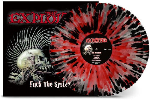 The Exploited - Fuck the System [2LP Clear W Red & Black Splatter] Vinyl Record