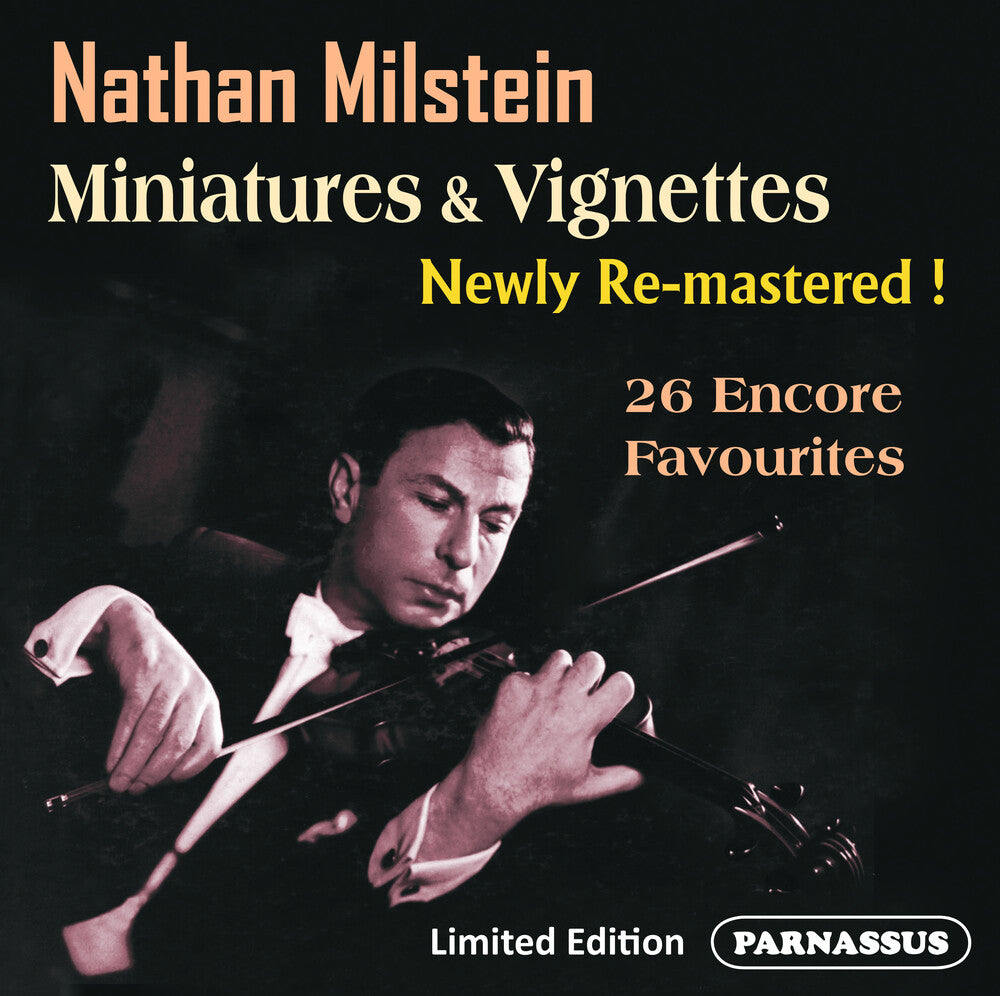 the album cover for NATHAN MILSTEIN - Nathan Milstein Miniatures Vignettes & More