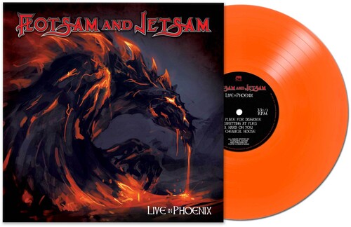 Flotsam & Jetsam - Live In Phoenix - Orange Vinyl Record