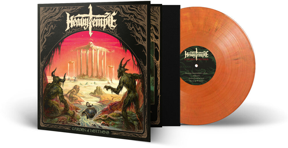 Heavy Temple - Garden Of Heathens [Colored Vinyl] (Gate) [Limited Edition] (Ofgv) Vinyl Record