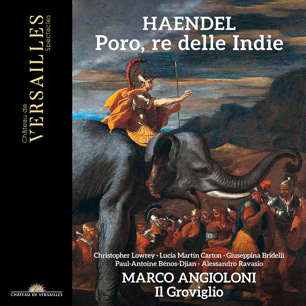 the album cover for Handel / Groviglio / Angioloni - Poro Re Delle Indie