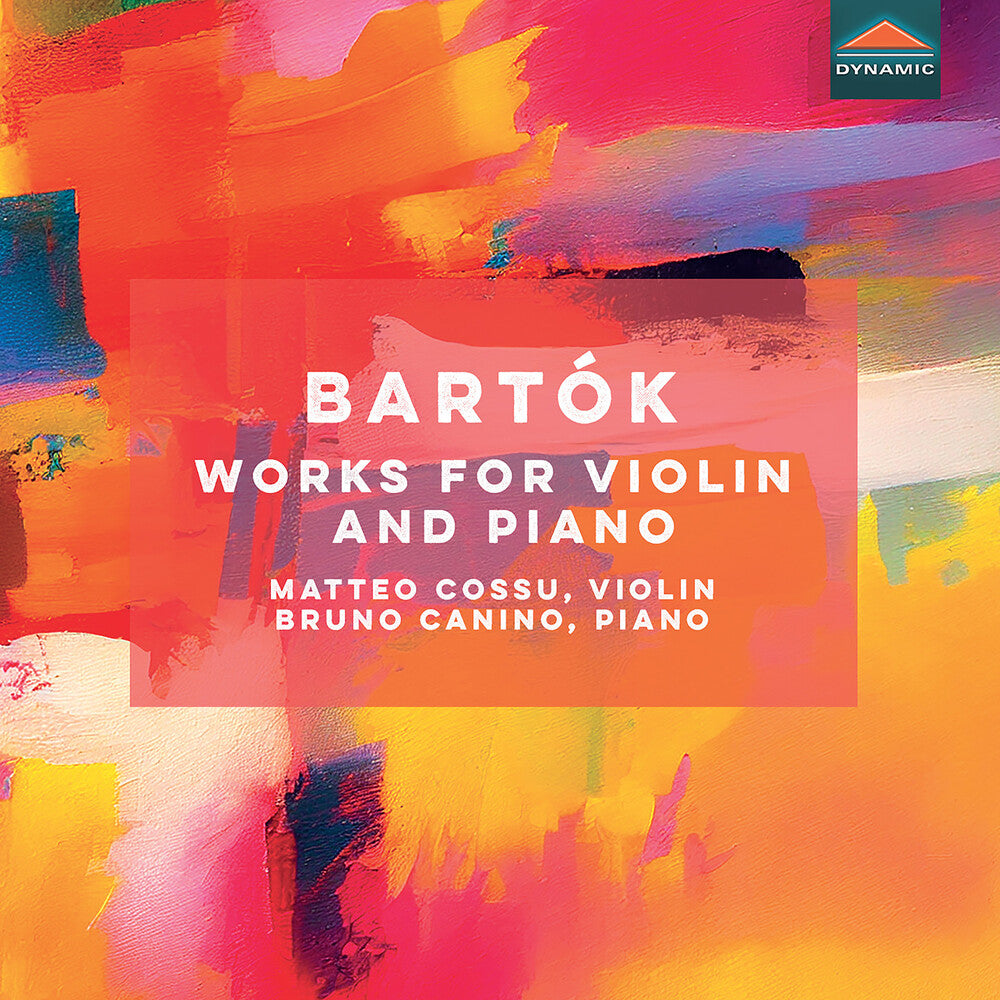 the album cover for Bartok / Canino / Cossu - Works For Violin & Piano