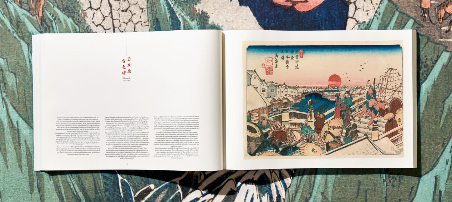 Hiroshige & Eisen. The Sixty-Nine Stations along the Kisokaido (German, French, English) Book