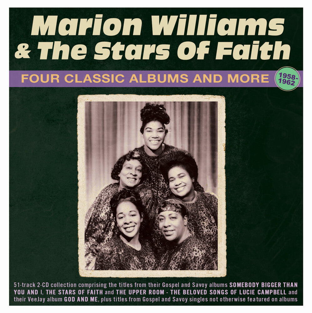 the album cover for Marion Williams  & The Stars Of Faith - Four Classic Albums And More 1958-62