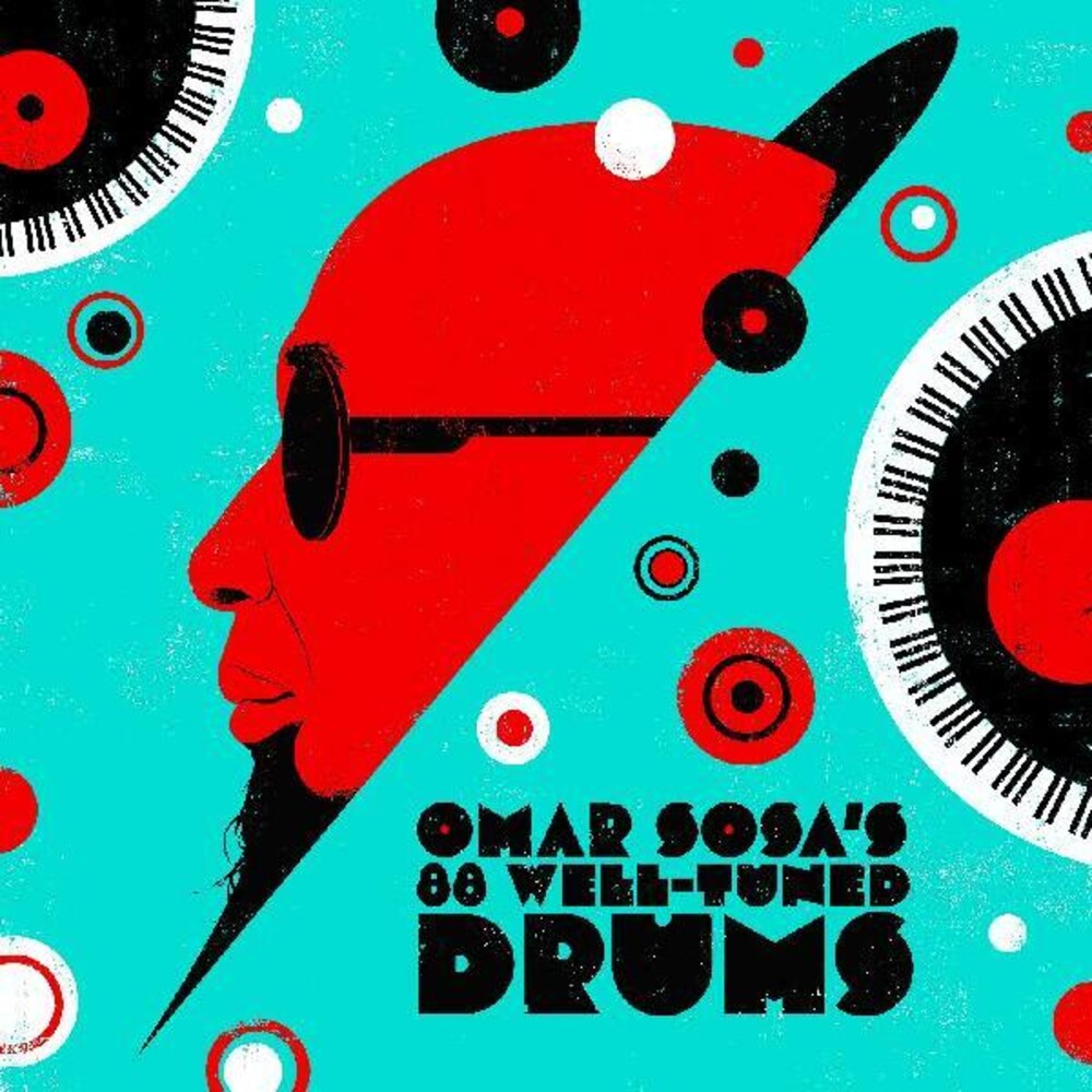 Omar Sosa's 88 Well-Tuned Drums [Clear Vinyl] (Red) [Record Store Day] Vinyl Record
