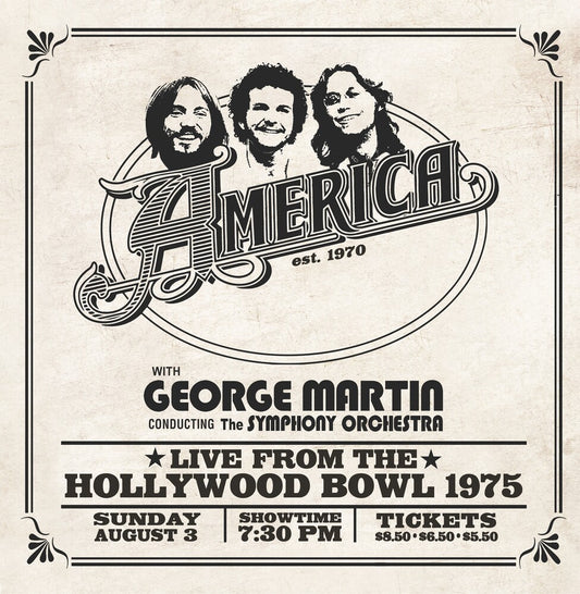 America - Live From The Hollywood Bowl 1975 [LP] Vinyl Record