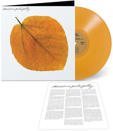Pete Jolly - Seasons - Amber Vinyl Record