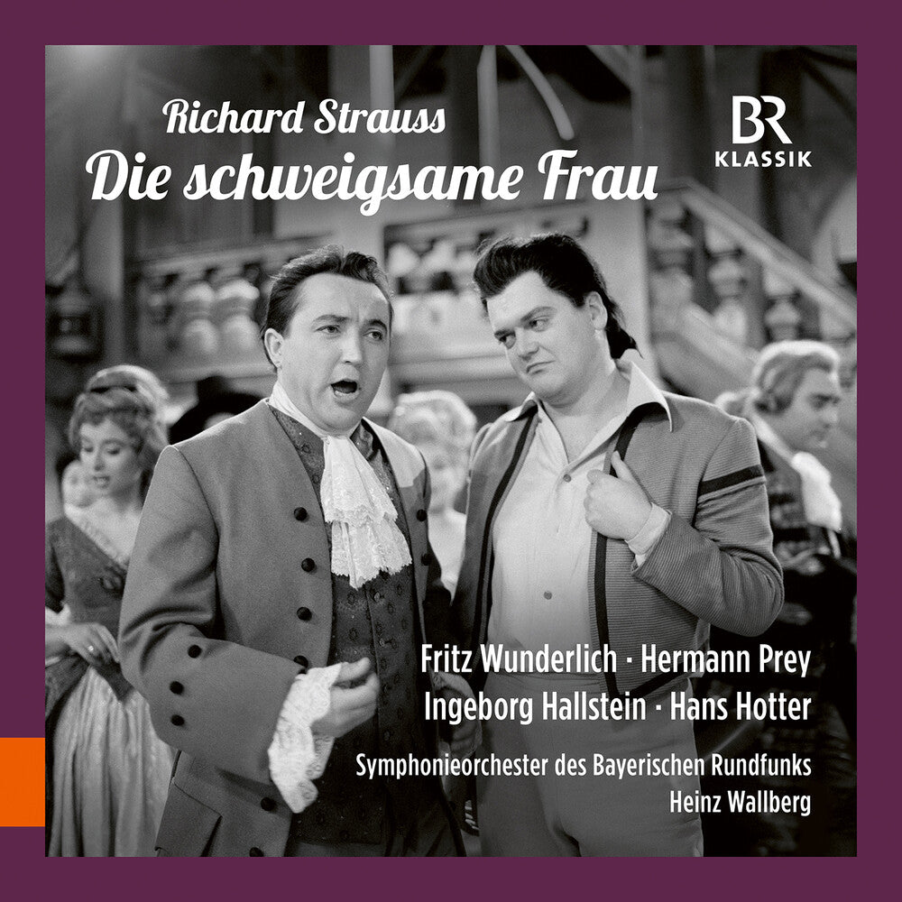 the album cover for Strauss / Wunderlich / Hallstein - Die Schweigsame Frau (Scenes)