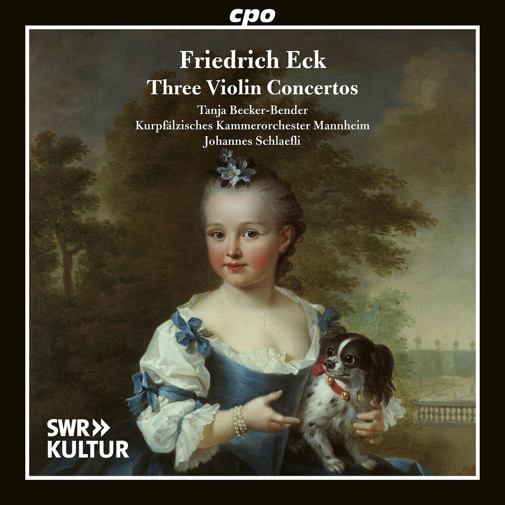 the album cover for Eck / Kurpfalzisches Kammerorchester Mannheim - Three Violin Concertos