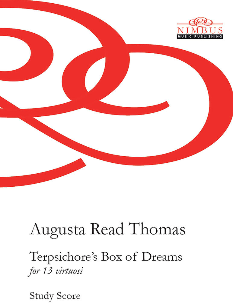the album cover for August Thomas  Read - Terpsichore's Box Of Dreams - Study Score