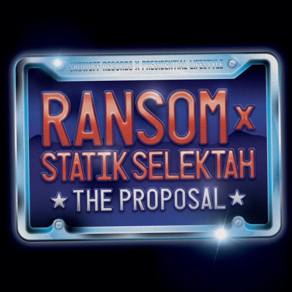 Ransom & Statik Selektah - The Proposal [LP] Vinyl Record