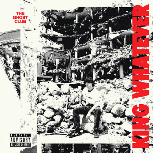 The Ghost Club - King Whatever - Apple & White splatter Vinyl Record