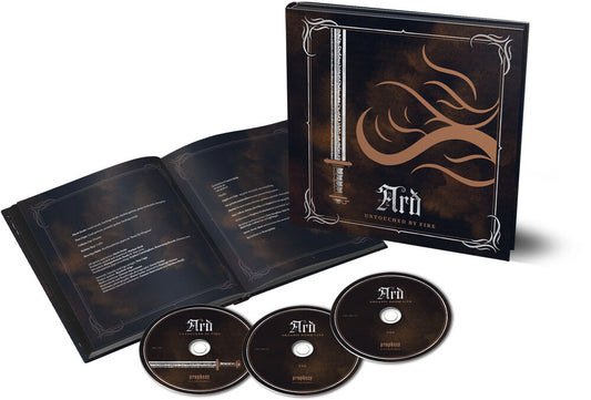 the album cover for ARD - Untouched by Fire