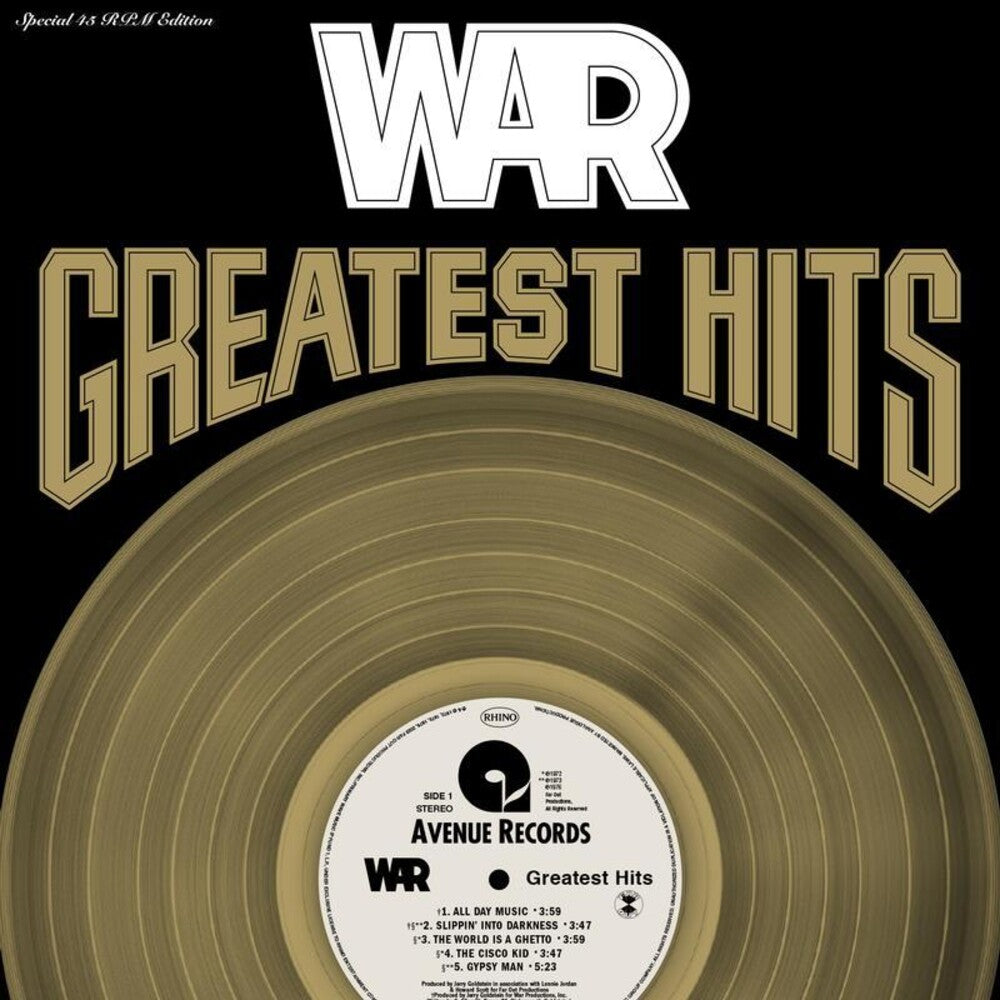 War - Greatest Hits (Gate) [180 Gram] Vinyl Record