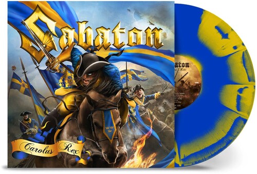Sabaton - Carolus Rex [Blue & Yellow Sunburst] Vinyl Record