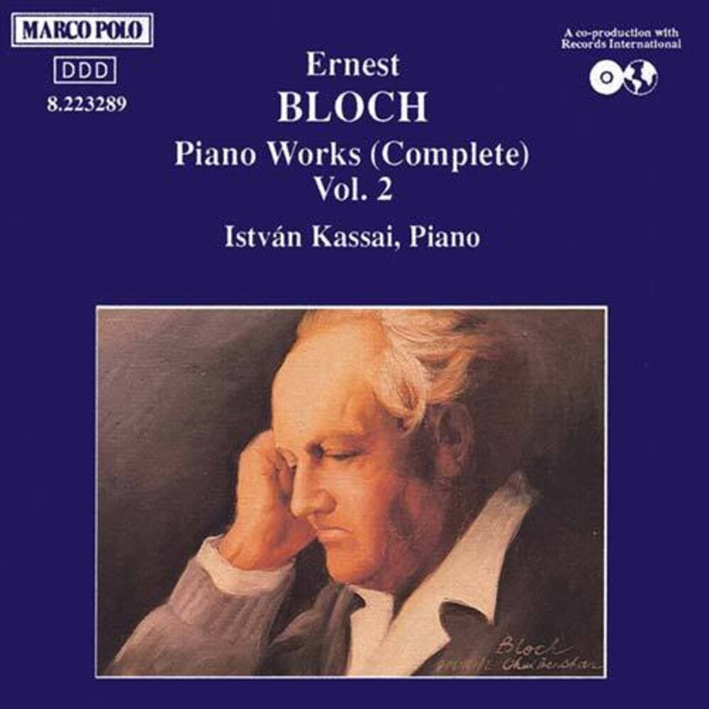 the album cover for Bloch / Kassai - Piano Works 2