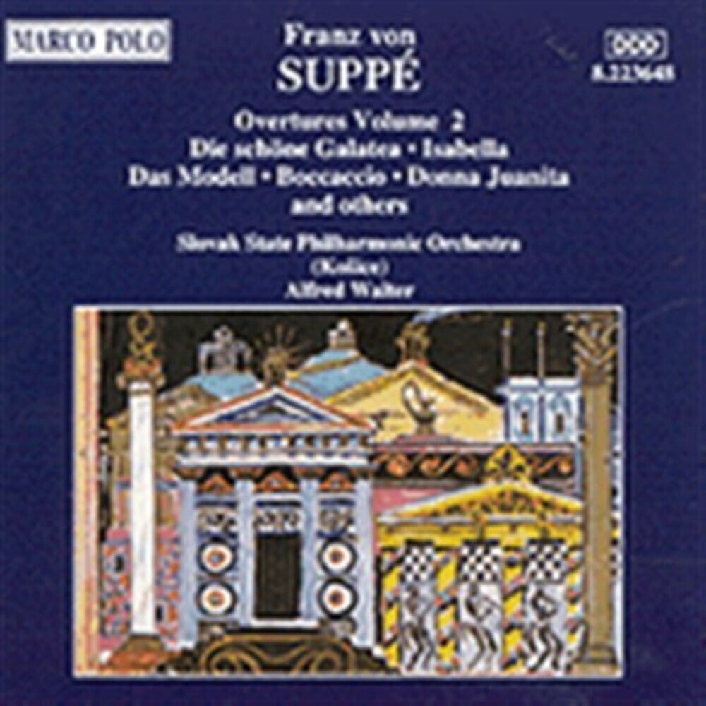 the album cover for Suppe / Walter / Slovak State Philharmonic - Overtures 2