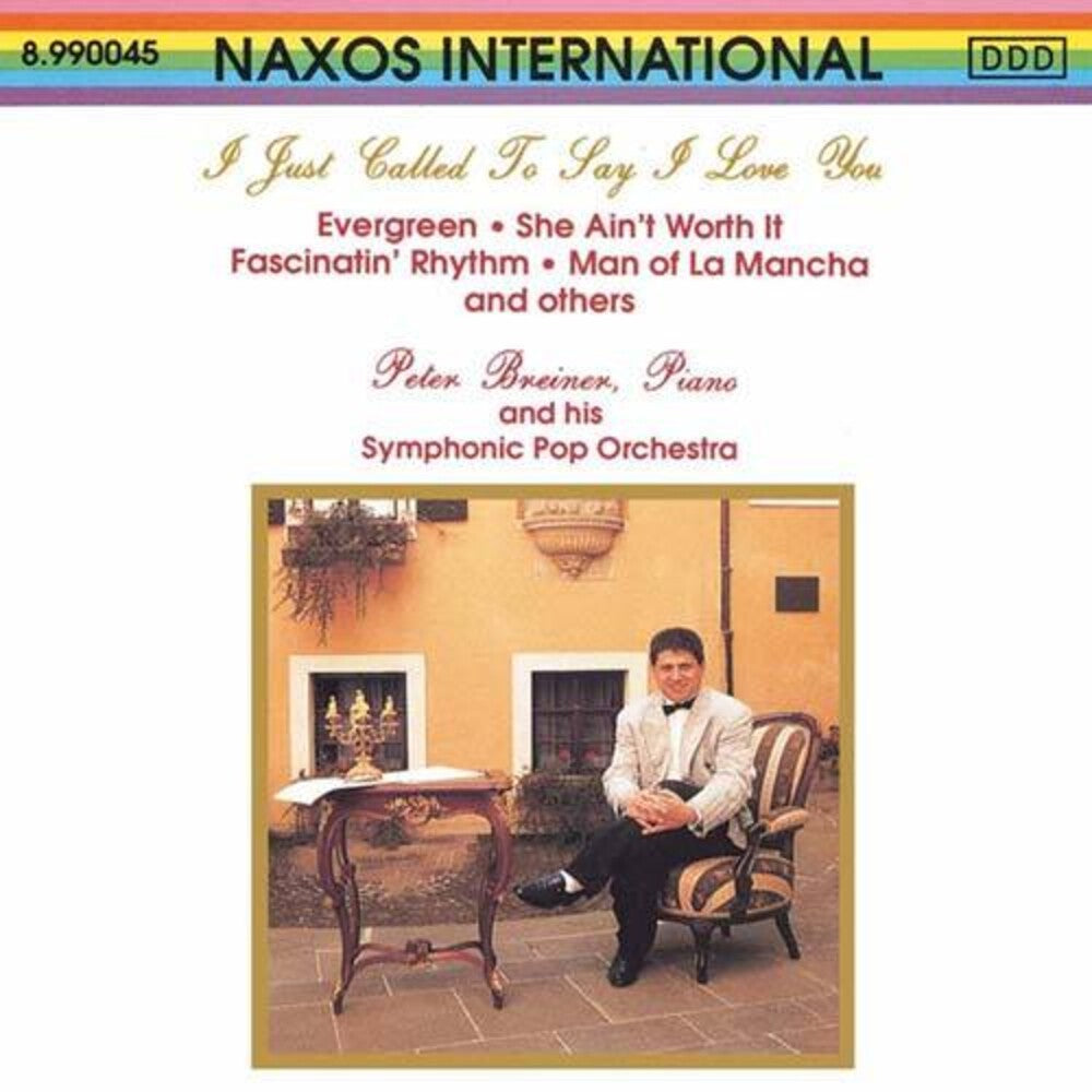 the album cover for Peter Breiner  & His Symphonic Pop Orchestra - I Just Called To Say I Love You
