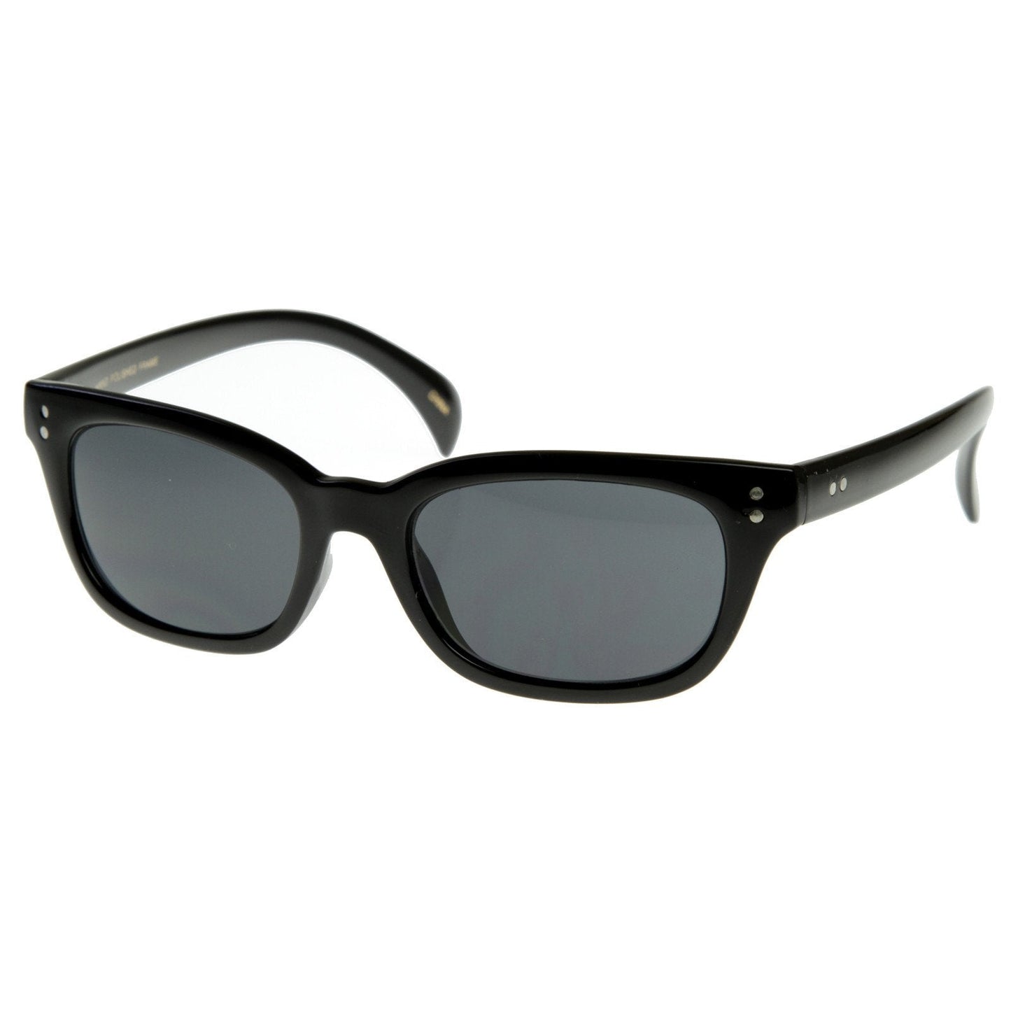 Bold Dapper Premium Oval Horned Rim RX Optical Sunglasses 8367