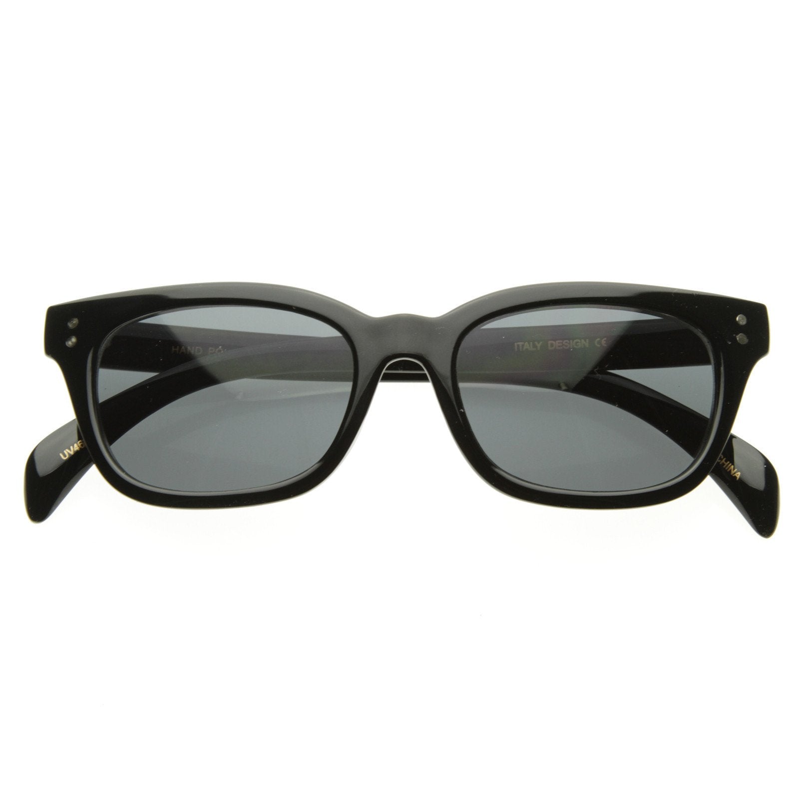 Bold Dapper Premium Oval Horned Rim RX Optical Sunglasses 8367