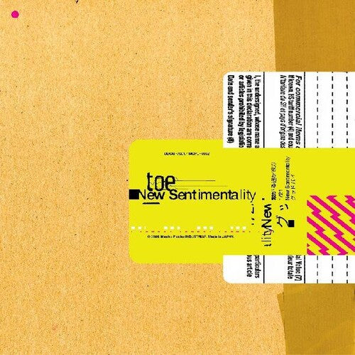 Toe - New Sentimentality Vinyl Record