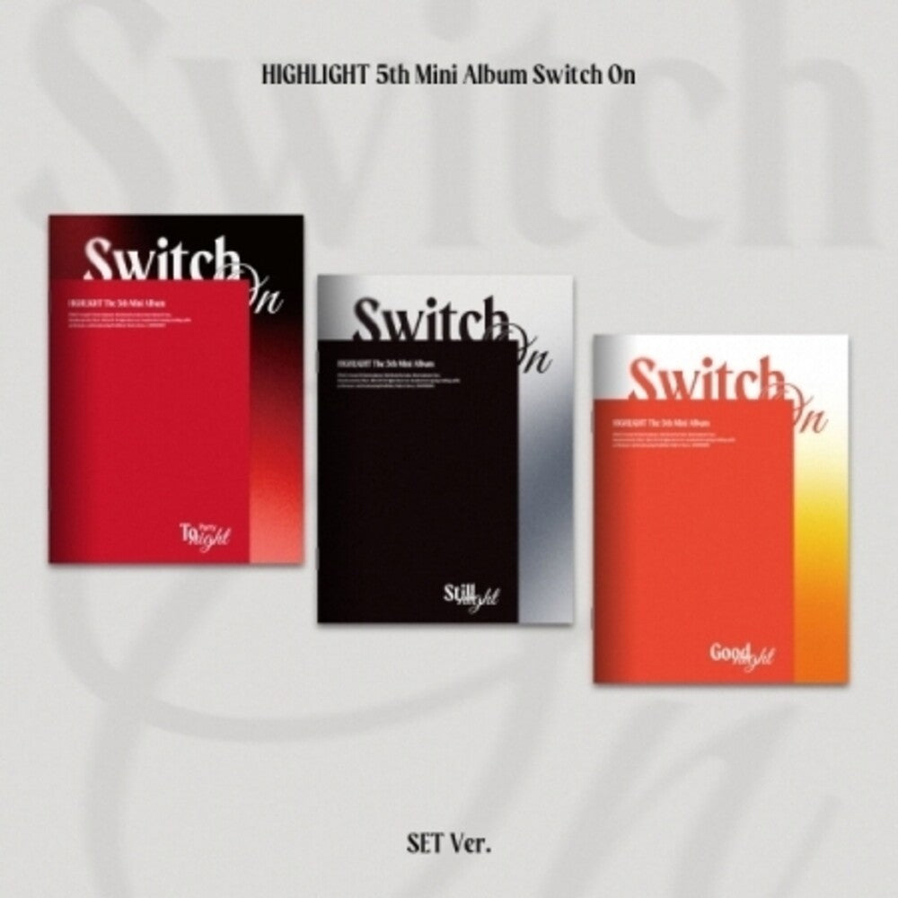 the album cover for Highlight - Switch On - Random Cover (W/Book) (Post) (Stic)
