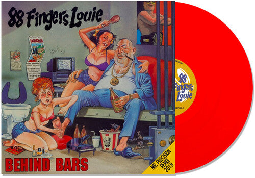 88 Fingers Louie - Behind Bars [Red] Vinyl Record