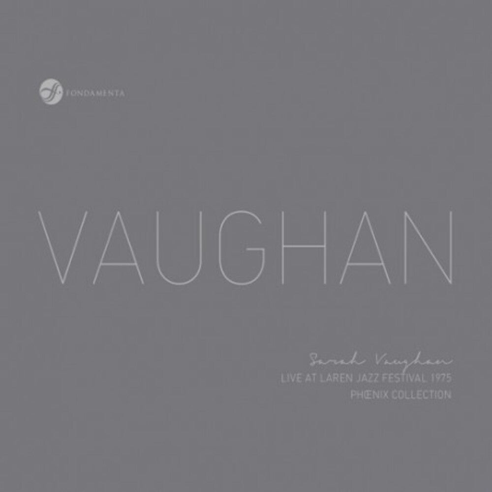 the album cover for Sarah Vaughan - Live At Laren Jazz Festival 1975